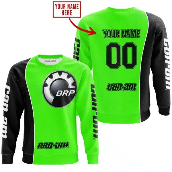 Limited Edition - Custom Name Motocrocss V2 - Can Am Green - Image 4