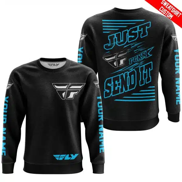 Premium Just Fckn Gonna Send It - Custom Name - Fly Racing - Sky Blue Black - Image 6