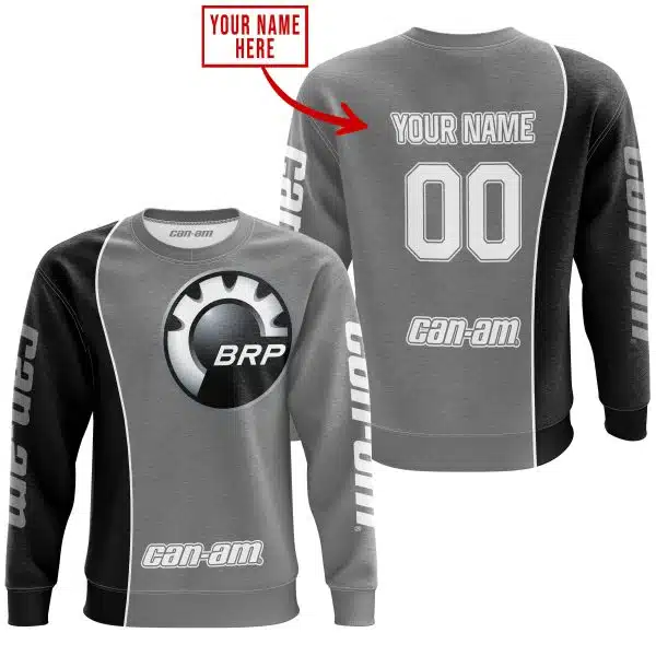 Limited Edition - Custom Name Motocrocss V2 - Can Am Grey - Image 4