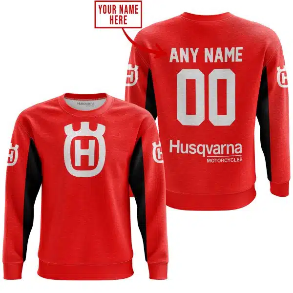 Custom Name Racing - Limited Edition - Husqvarna - Red V2 - Image 3