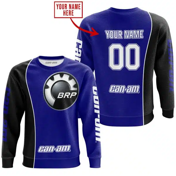 Limited Edition - Custom Name Motocrocss V2 - Can Am Navy - Image 4