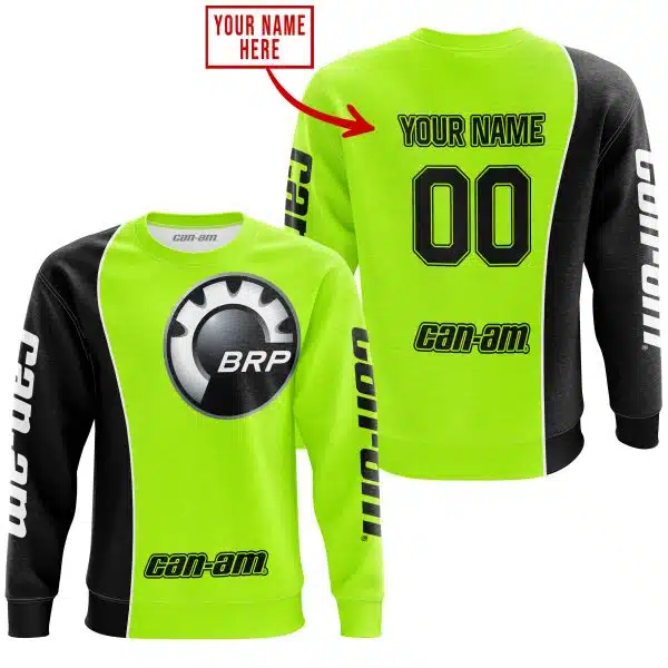 Limited Edition - Custom Name Motocrocss V2 - Can Am Neon - Image 4