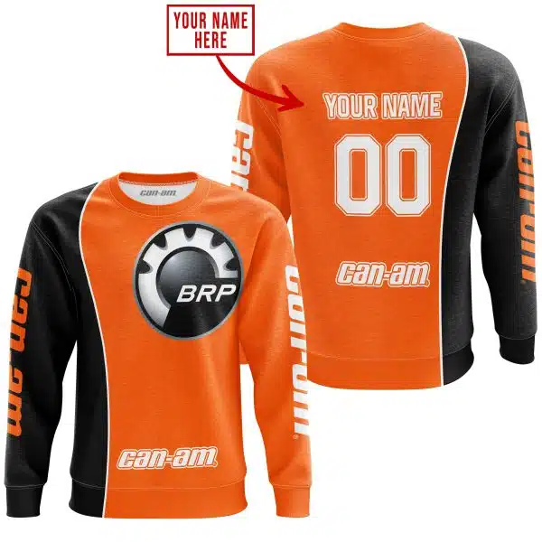 Limited Edition - Custom Name Motocrocss V2 - Can Am Orange - Image 4