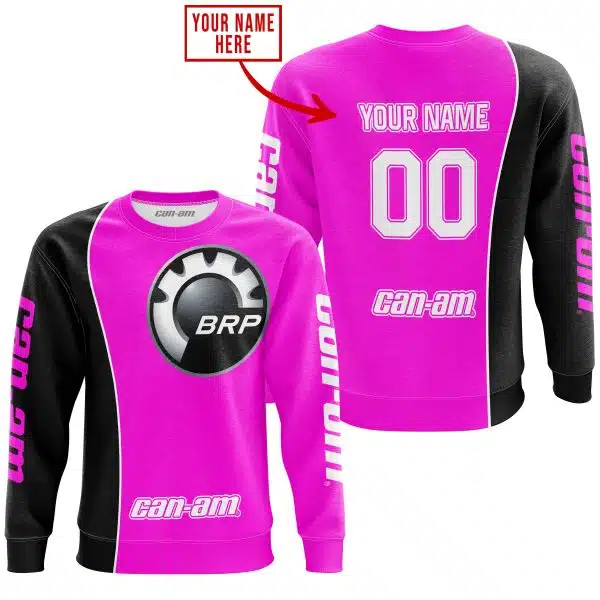 Limited Edition - Custom Name Motocrocss V2 - Can Am Pink - Image 4