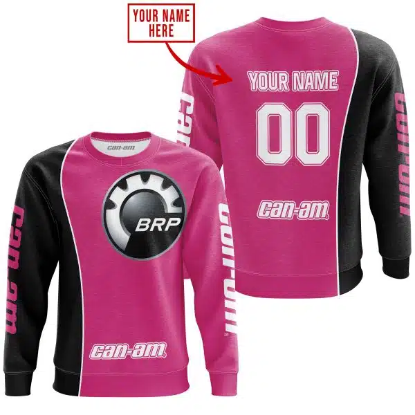Limited Edition - Custom Name Motocrocss V2 - Can Am Pink 1 - Image 4