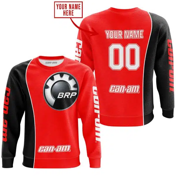 Limited Edition - Custom Name Motocrocss V2 - Can Am Red - Image 4