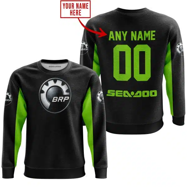 Custom Name Racing - Limited Edition - Sea Doo - Green 1 - Image 3