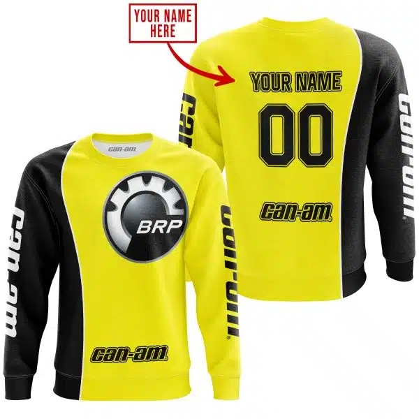 Limited Edition - Custom Name Motocrocss V2 - Can Am Yellow - Image 4