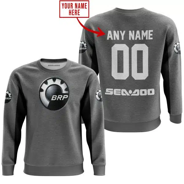 Custom Name Racing - Limited Edition - Sea Doo - Grey V2 - Image 4