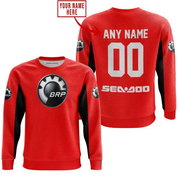 Custom Name Racing - Limited Edition - Sea Doo - Red V2 - Image 3
