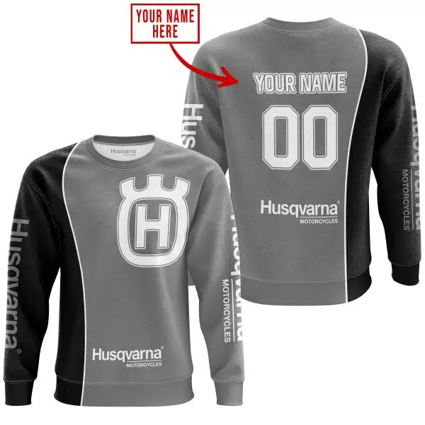Limited Edition - Custom Name Motocrocss V2 - Husqvarna Grey - Image 4