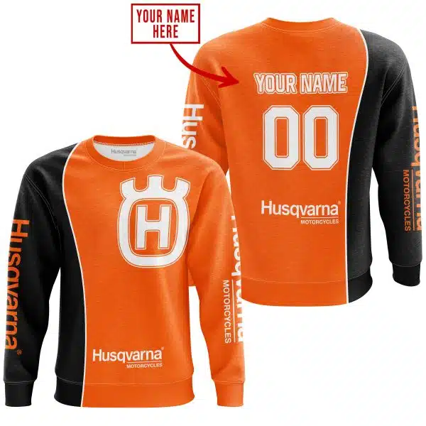 Limited Edition - Custom Name Motocrocss V2 - Husqvarna Orange - Image 4