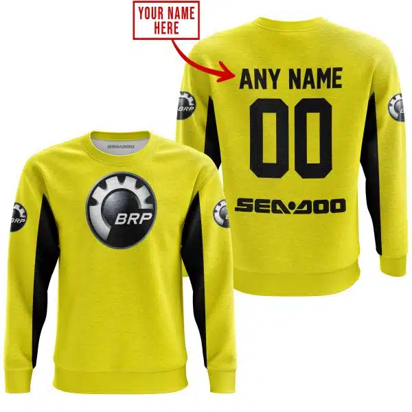 Custom Name Racing - Limited Edition - Sea Doo - Yelow V2 - Image 3