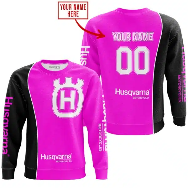 Limited Edition - Custom Name Motocrocss V2 - Husqvarna Pink - Image 4