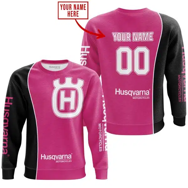 Limited Edition - Custom Name Motocrocss V2 - Husqvarna Pink 1 - Image 4