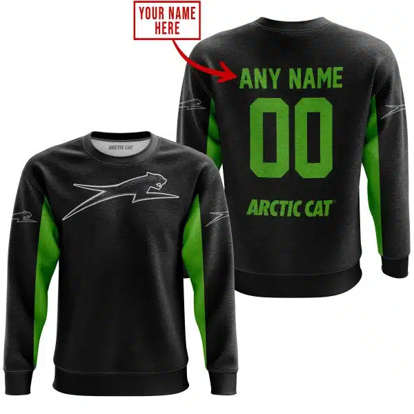 Custom Name Racing - Limited Edition - Arctic Cat - Green - Image 3