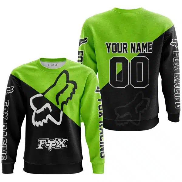 Premium Gift - Custom Name - Fox Racing - Green1 - Image 4