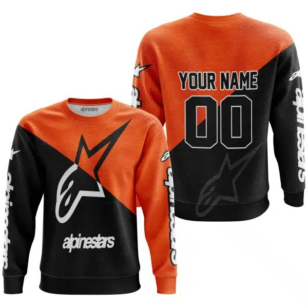 Premium Gift - Custom Name - Alpinestars - Orange - Image 2