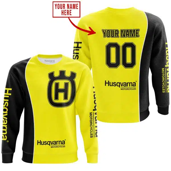 Limited Edition - Custom Name Motocrocss V2 - Husqvarna Yellow - Image 4