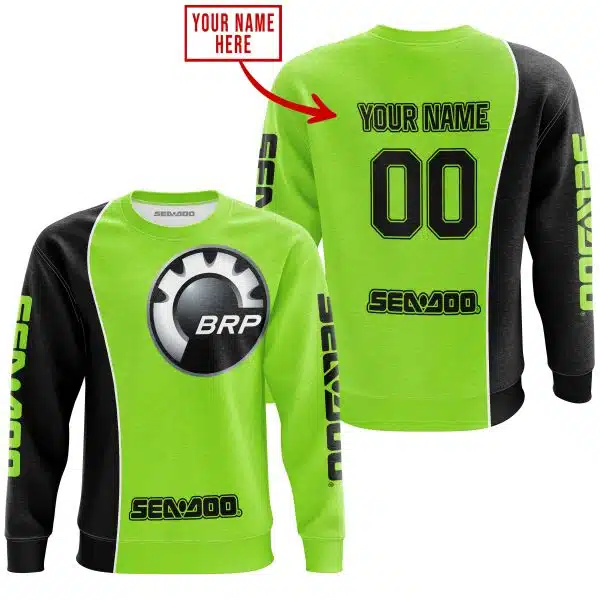 Limited Edition - Custom Name Motocrocss V2 - Sea Doo - Green 1 - Image 4