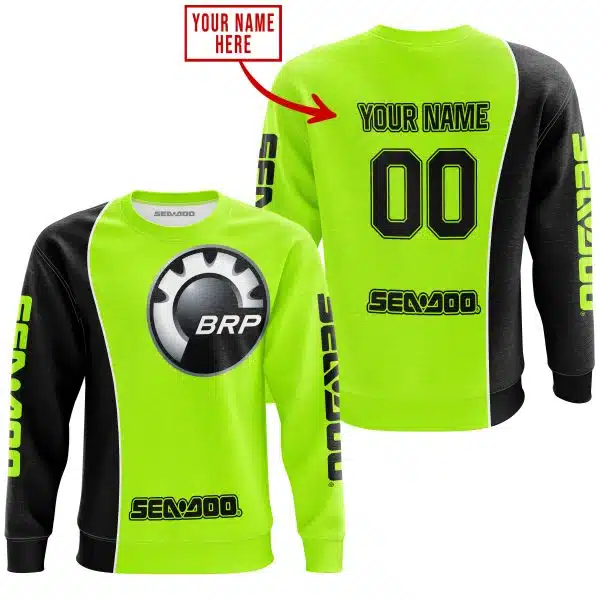 Limited Edition - Custom Name Motocrocss V2 - Sea Doo – Neon - Image 3