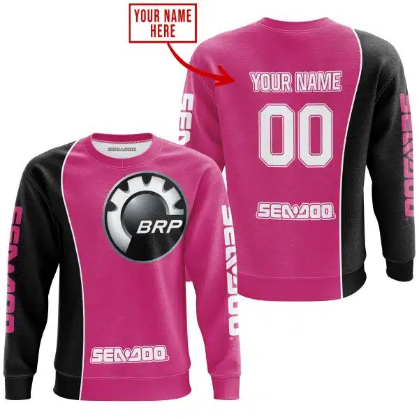 Limited Edition - Custom Name Motocrocss V2 - Sea Doo - Pink 1 - Image 4