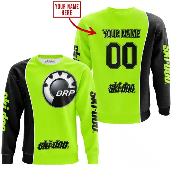Limited Edition - Custom Name Motocrocss V2 - Ski Doo - Neon - Image 4