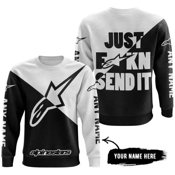 Just Fkcn Send It - 3d All Over Printed - Alpinestars - Image 4