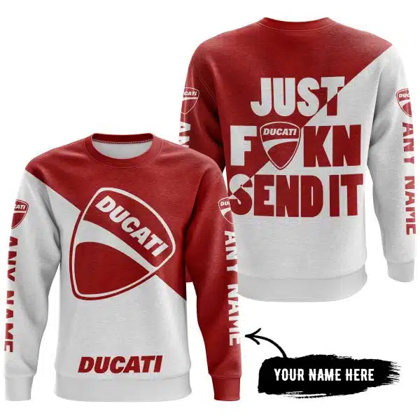 Just Fkcn Send It - 3d All Over Printed - Ducati - Image 4