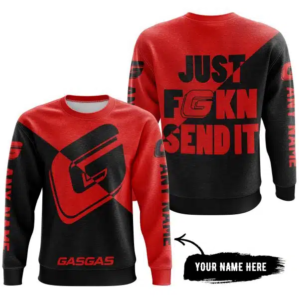 Just Fkcn Send It - 3d All Over Printed - Gas Gas - Image 4