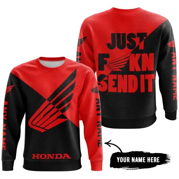 Just Fkcn Send It - 3d All Over Printed - Honda - Image 4