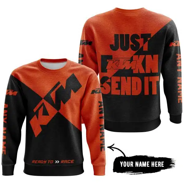 Just Fkcn Send It - 3d All Over Printed - Ktm - Image 4