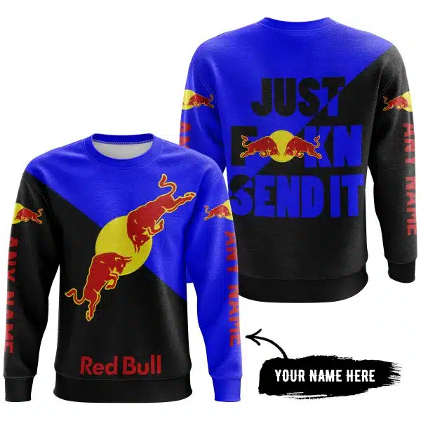 Just Fkcn Send It - 3d All Over Printed - Red Bull - Image 4