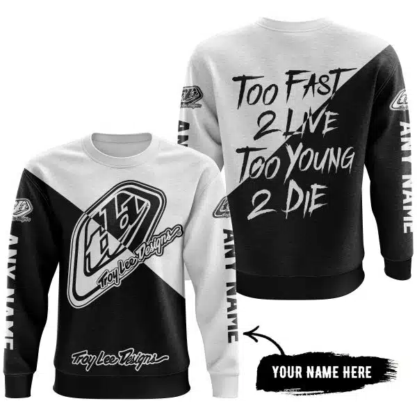 Too Fast To Live Too Young To Die - 3d All Over Printed - Troy Lee Designs - Image 4