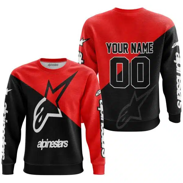 Premium Gift - Custom Name - Alpinestars - Red - Image 4