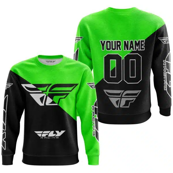 Premium Gift - Custom Name - Fly Racing - Green - Image 2