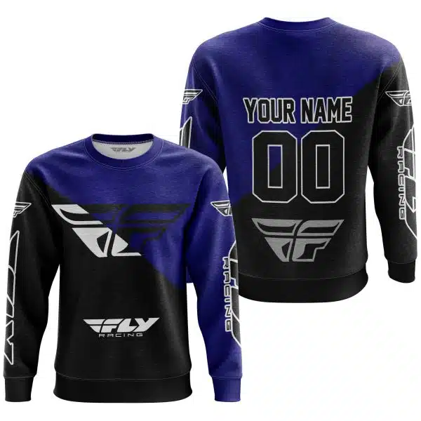 Premium Gift - Custom Name - Fly Racing - Navy - Image 2