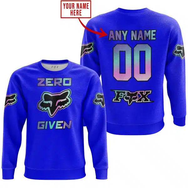 Zero Fox Given  -  Limited Edition  -  Fox Racing  -  Blue - Image 4
