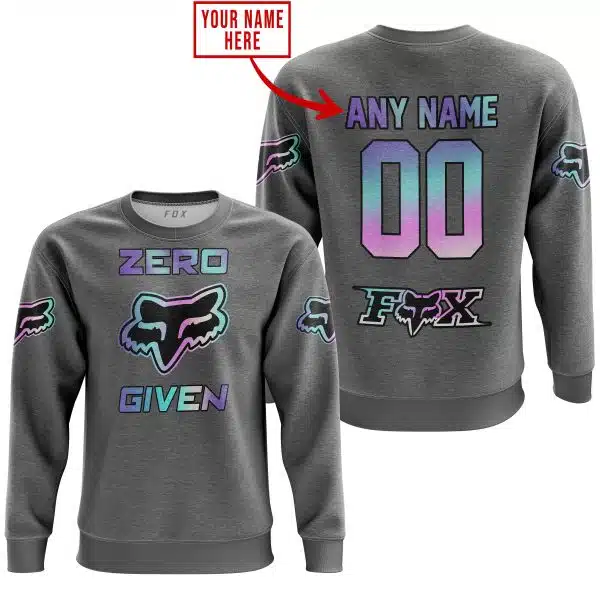 Zero Fox Given  -  Limited Edition  -  Fox Racing  -  Grey - Image 3