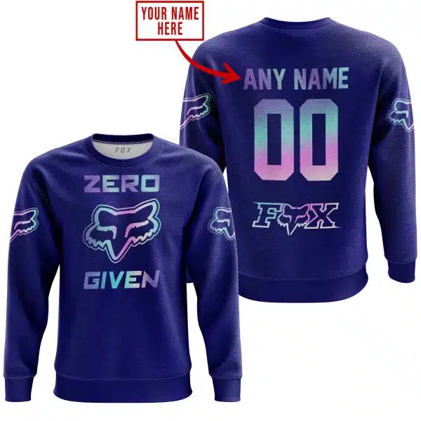 Zero Fox Given  -  Limited Edition  -  Fox Racing  -  Navy - Image 3