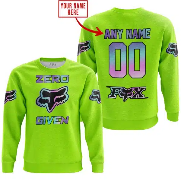 Zero Fox Given  -  Limited Edition  -  Fox Racing  -  Neon - Image 3