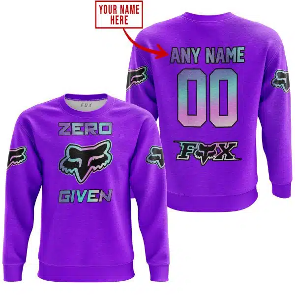 Zero Fox Given  -  Limited Edition  -  Fox Racing  -  Purple - Image 3