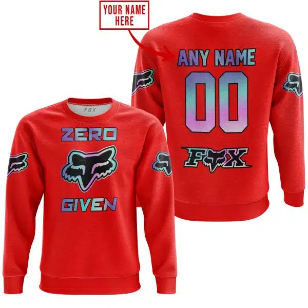 Zero Fox Given  -  Limited Edition  -  Fox Racing  -  Red - Image 3