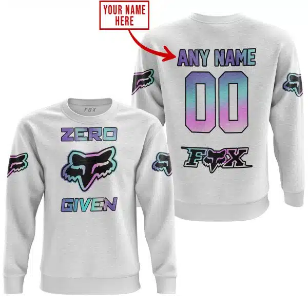Zero Fox Given  -  Limited Edition  -  Fox Racing  -  White - Image 3
