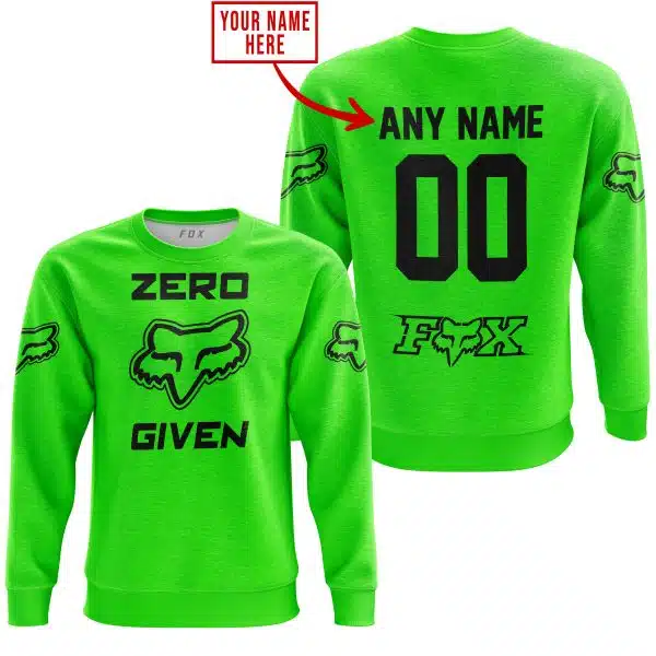 Zero Fox Given  -  Limited Edition  -  Fox Racing  -  Green - Image 3