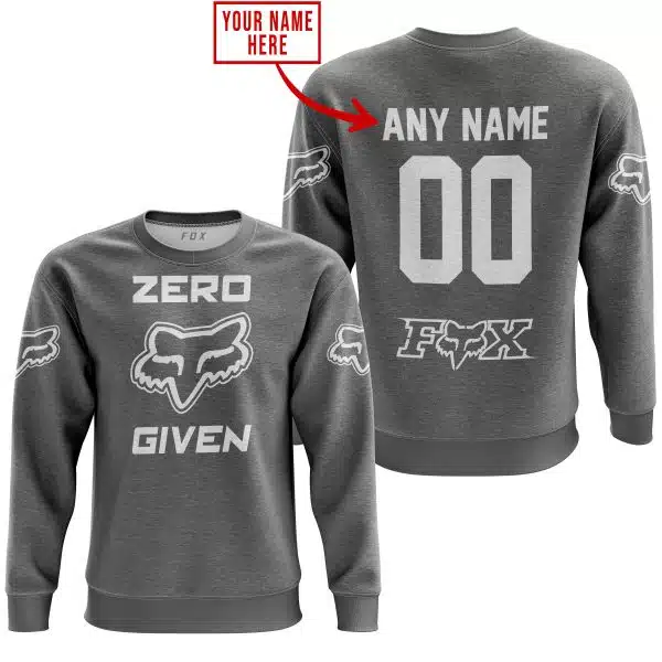 Zero Fox Given  -  Limited Edition  -  Fox Racing  -  Grey - Image 3