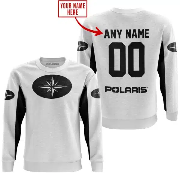 Custom Name Racing - Limited Edition - Polaris - White V2 - Image 3