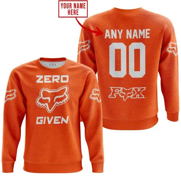 Zero Fox Given  -  Limited Edition  -  Fox Racing  -  Orange - Image 3