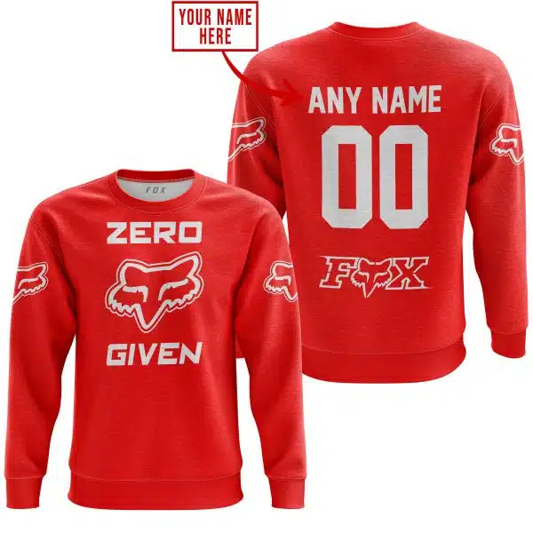 Zero Fox Given  -  Limited Edition  -  Fox Racing  -  Red - Image 3