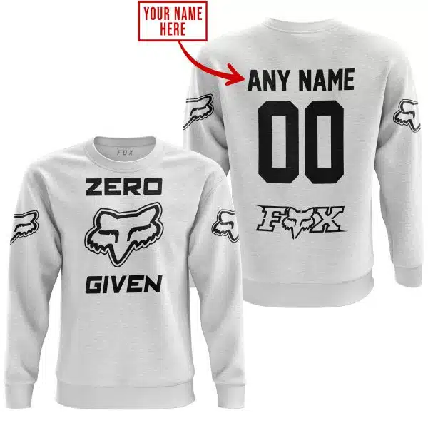 Zero Fox Given  -  Limited Edition  -  Fox Racing  -  White - Image 3